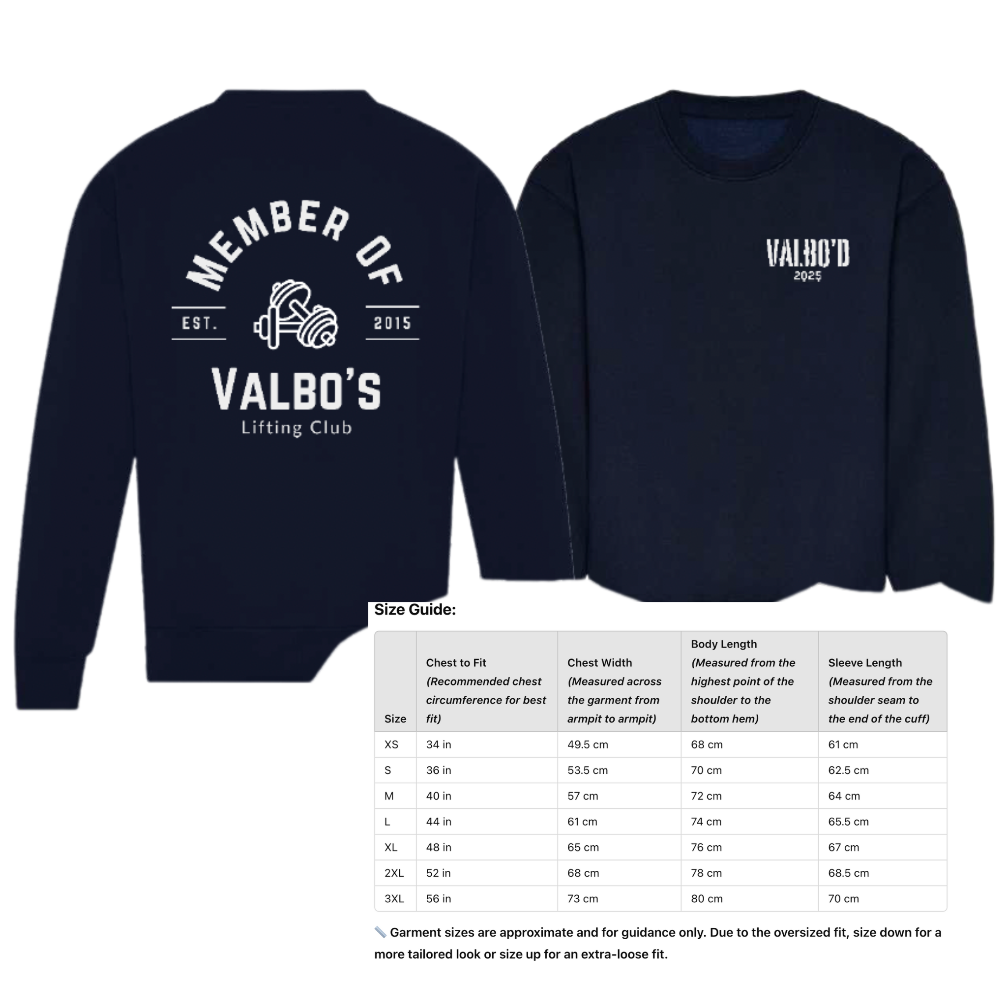 Valbo’d 2025 Heavyweight Signature Sweatshirt